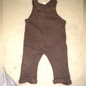 Baby H&M brown bibs 6/9 months EUC